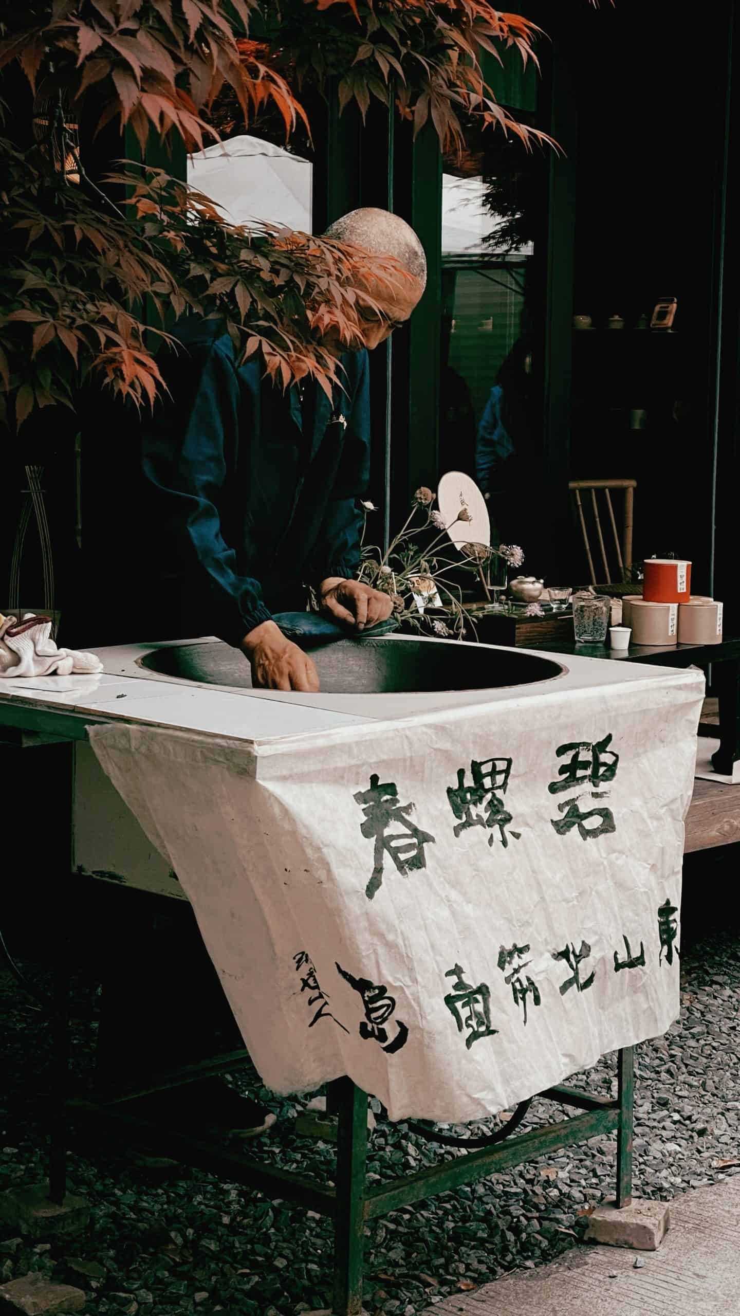 Vendor in Jiangsu Province, China